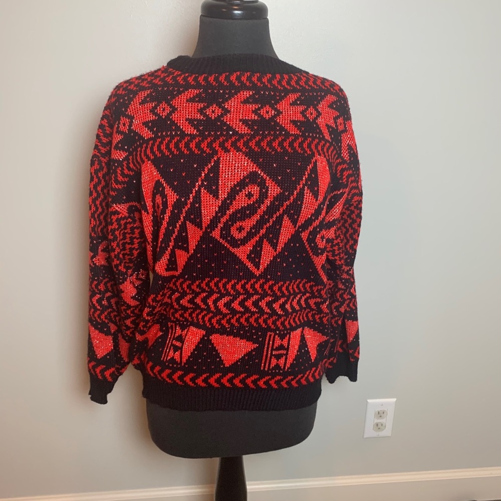 Nice Vintage Glamour Knit sweater size M-L